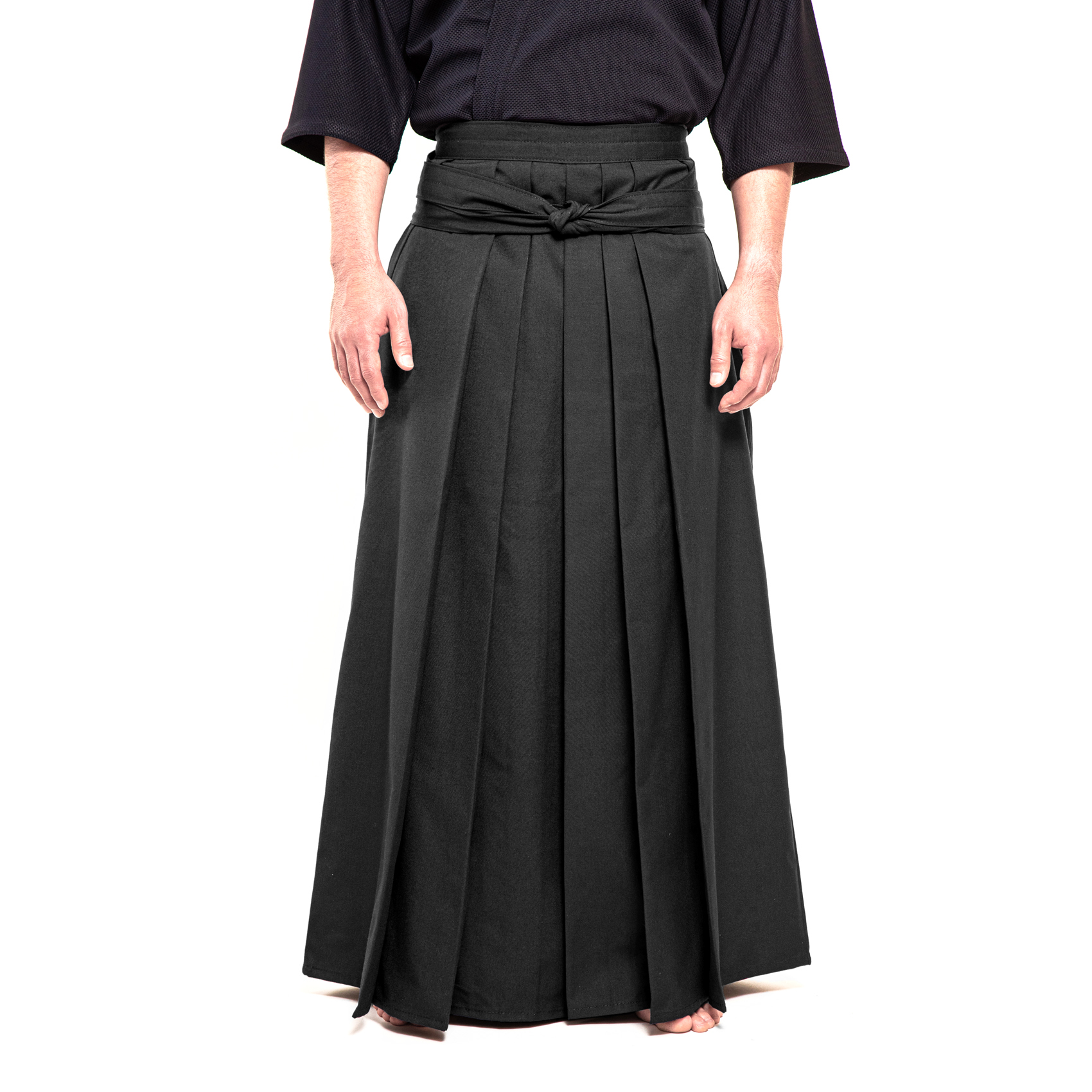 Hakama - Black Wide Maehaba Tetron