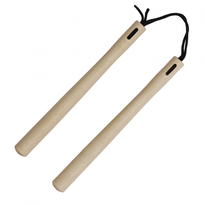 Round Oak Nunchaku - Rope