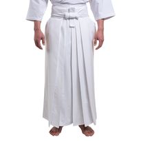 White Tetron Hakama - Front