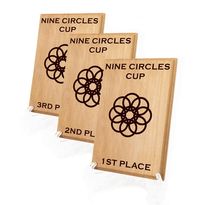 Wooden Award Plaque Set