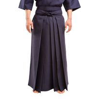 H-1-21 Polyester Rayon Kendo Hakama - Front