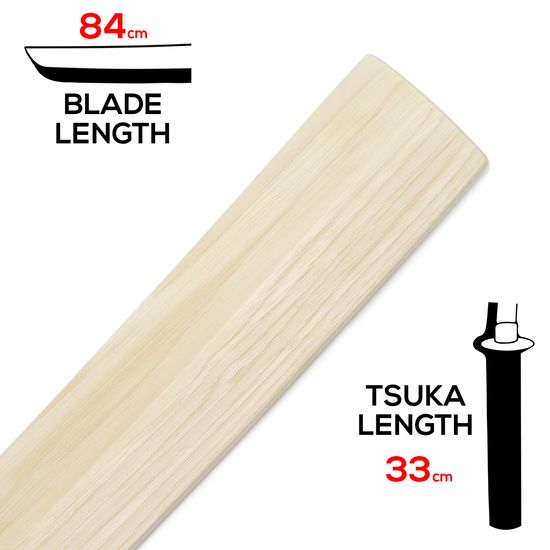 Hickory Oar Suburi Bokken - Profile