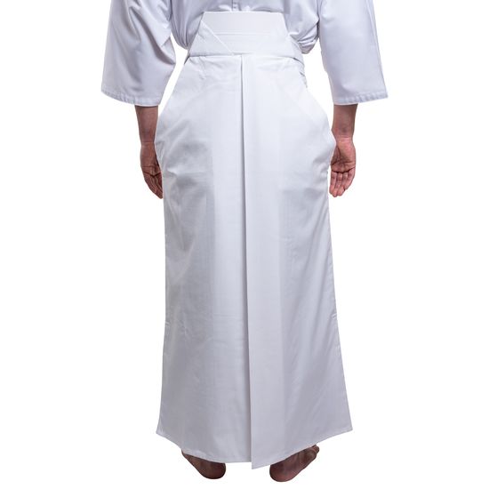 White Tetron Hakama - Back