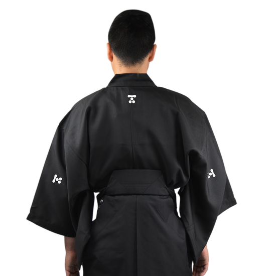 Japanese Montsuki Kimono - Back View