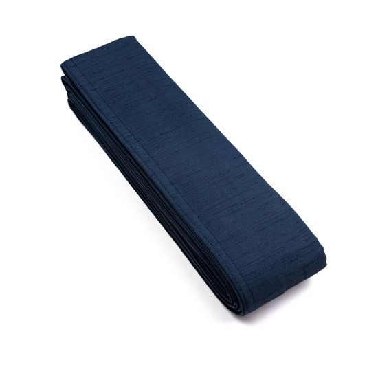 Tsumugi Ori Iaido Obi - Polyester - Navy