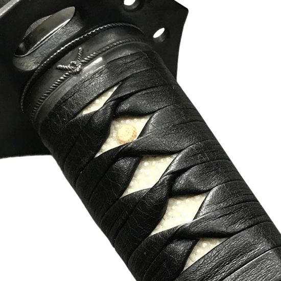 Custom Minosaka Iaito - Toppei Koshirae Fuchi Detail