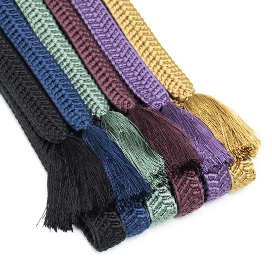 Deluxe Silk Sazanami Sageo - 8 Shaku Deluxe Silk Sazanami Sageo - 8 Shaku