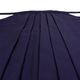 Wide Maehaba Tetron Hakama - Navy - Pleats