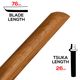 Natural Red Oak Daito: Profile