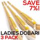 Gunryu Ladies Dobari Shinai - 3 Pack