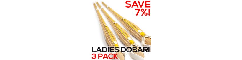 Gunryu Ladies Dobari Shinai - 3 Pack
