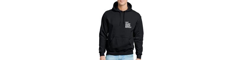 Hooded Sweatshirt - Eat Sleep Keiko Repeat