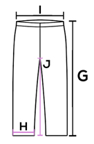 Aikidogi Trouser Dimensions