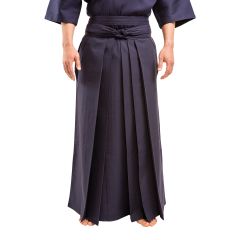 Junior Hakama - Navy Blue Polyester Rayon
