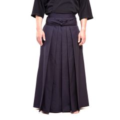 Hakama - Navy Blue Wide Maehaba Tetron