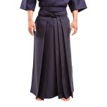 Hakama - Navy Blue Polyester Rayon